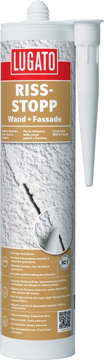 Lugato Crack-Stop Wall + Facade (White, 310 ml)