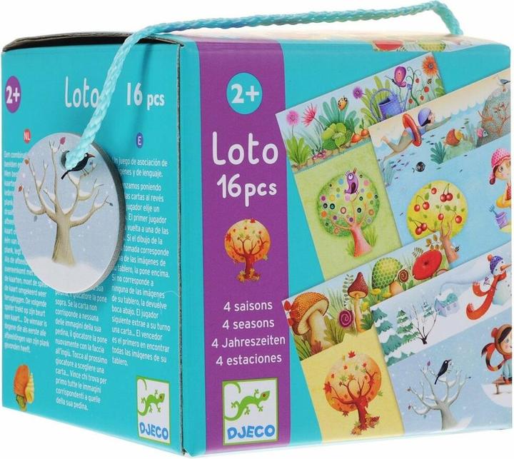 Actual product image Djeco Educational game Lotto 4 seasons (mult) (Multilingual)