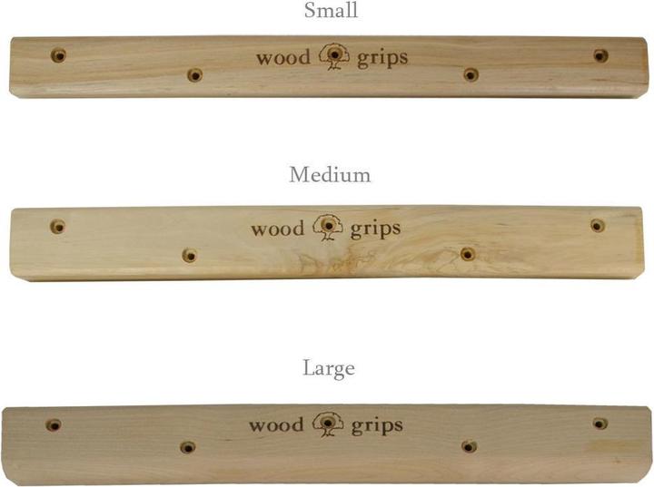 Actual product image Metolius Wood Grips Campus Rung Combo Training Board 6 Pack