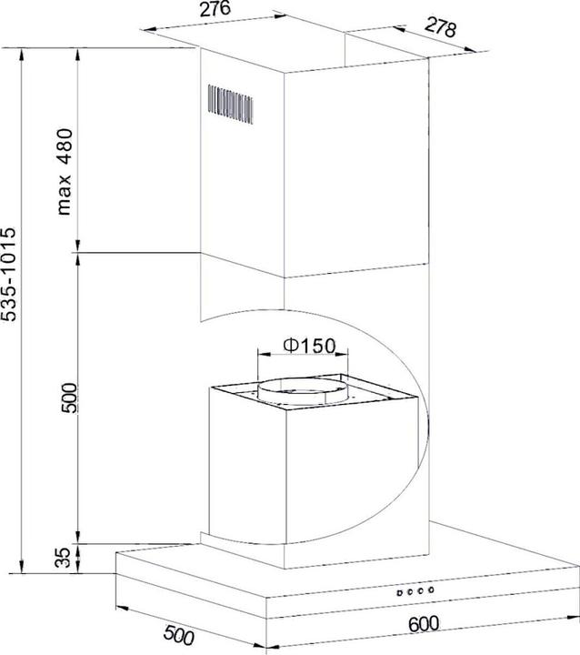 Immagine prodotto Amica KH 17801-1 E Linea T (Cappuccio)