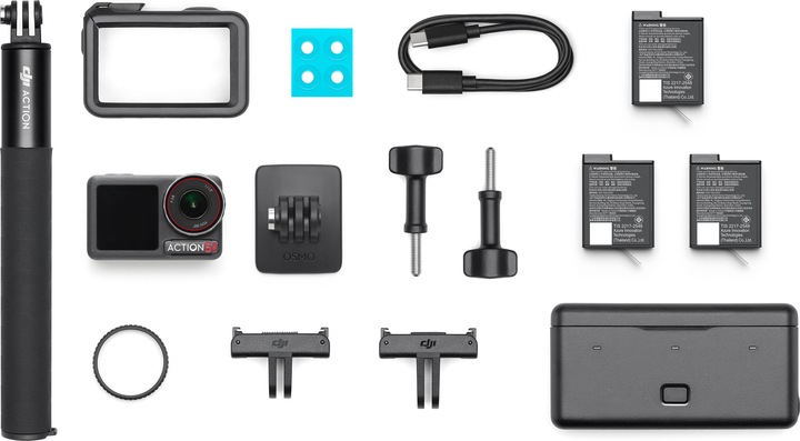 Actual product image DJI Osmo Action 5 Pro Adventure Combo (120p, Wi-Fi, Bluetooth)