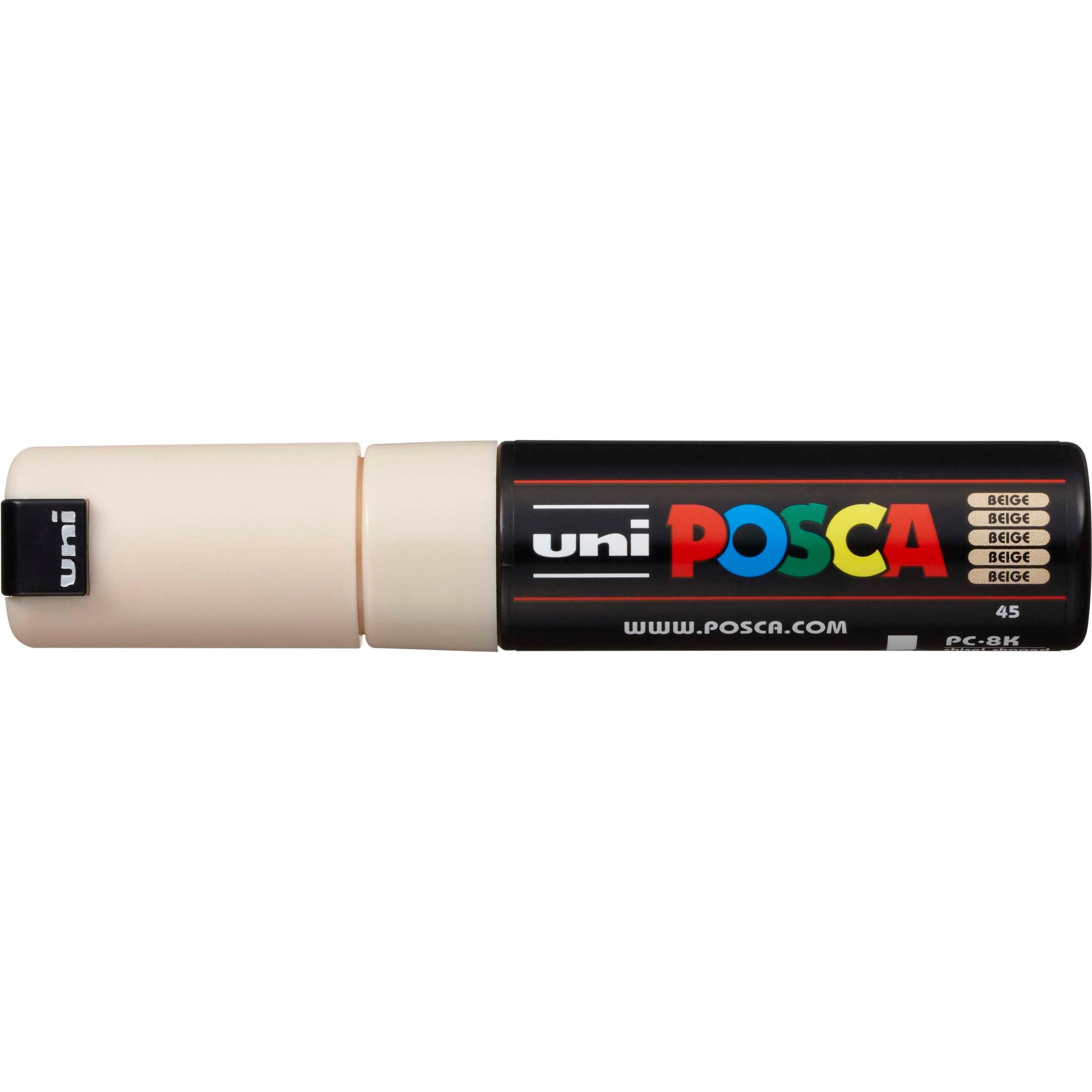Posca, Marker, Marker PC-8K Keilspitze (Beige, 8 mm, 1 x)