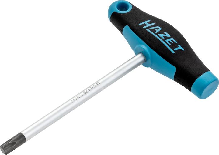 Actual product image HAZET Screwdriver ∙ with T-handle 828-T45 ∙ Inside TORX profile ∙ T45 (TX)