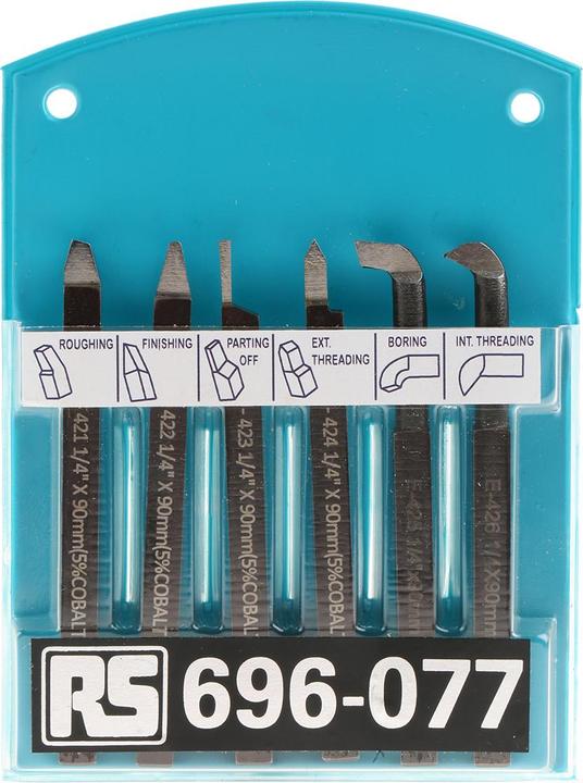 Produktbild RS PRO Drehstahl Satz 6,5mm