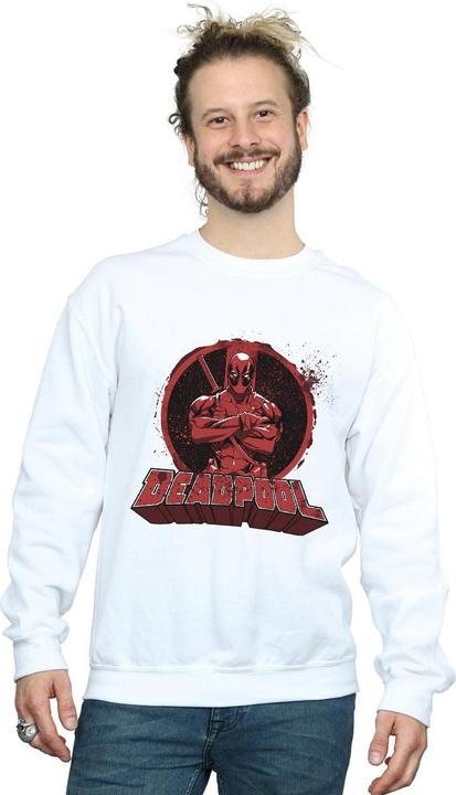 Produktbild Deadpool Crossed Arms Logo Sweatshirt (S)
