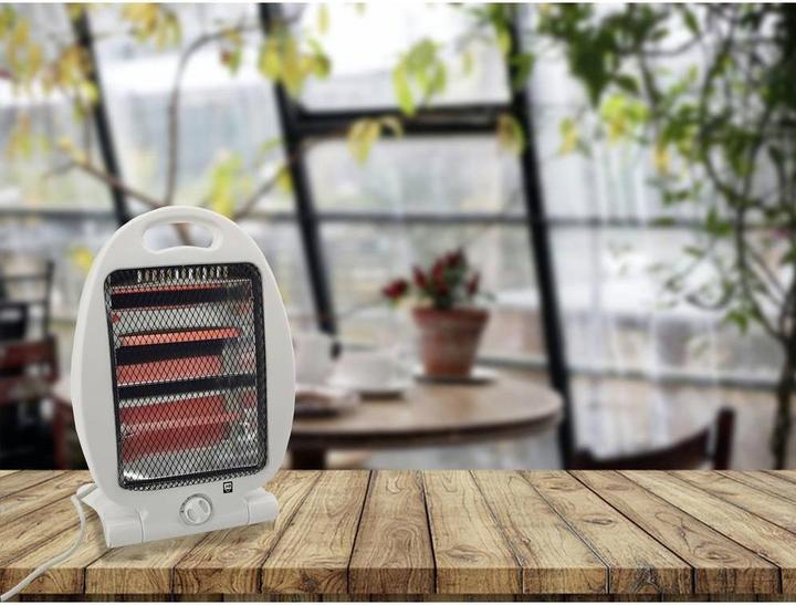 Produktbild SHE 03HS800 Quarz-Heizgerät 15 m² Weiss (03HS800) (800 W)