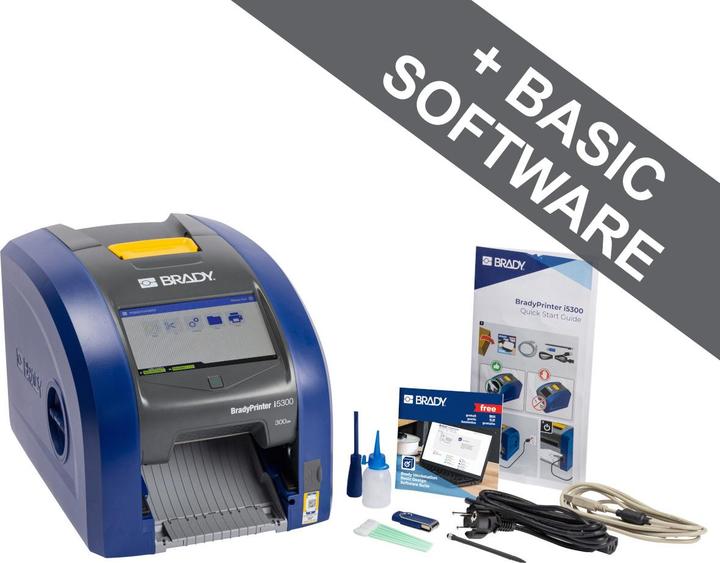 Image du produit Brady i5300-C-UE-WF, imprimante d'étiquettes (220V), impression par transfert thermique, largeur max. (300 dpi)