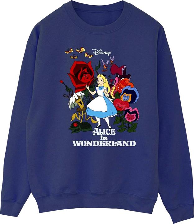 Immagine prodotto Disney Alice In Wonderland Flowers Felpa Uomo (L)