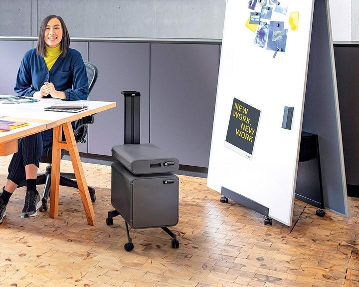 Produktbild Sigel Multifunktionswagen Office Caddy einseitg, Dunkelgrau