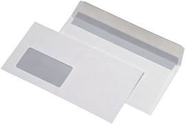 Produktbild Mailmedia Briefumschläge DIN lang haftklebend, mit Fenster (500 x)