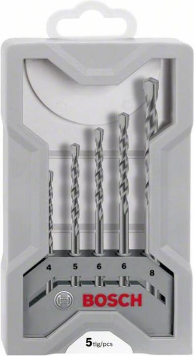 Actual product image Bosch Professional Zubehör Bosch Hartmetall Beton-Spiralbohrer- (5 mm, 5.5 mm, 6 mm, 7 mm, 8 mm)