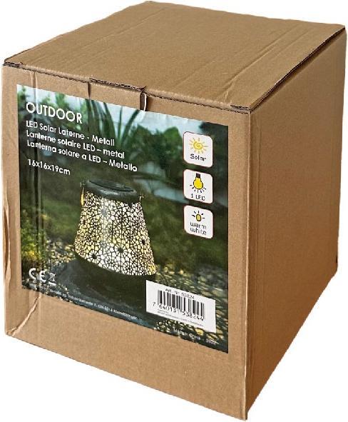 Produktbild GuGus Laterne Solar, Konisch, 16 x 19 cm, Bronze (16 x 16 x 19 cm, 1 x)