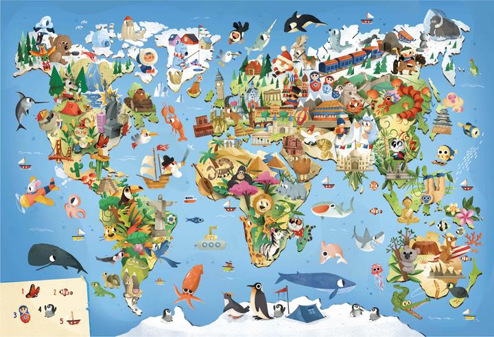 Actual product image The World. My First Puzzle Box