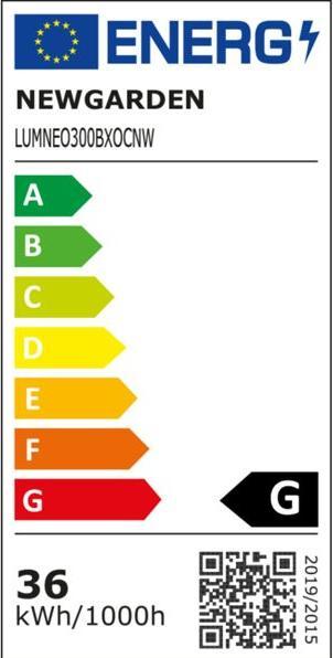 Etichetta energetica Newgarden Nuovo Giardino NEO GARLAND (3000 lm, IP65)