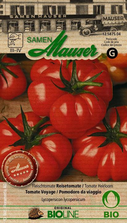 Produktbild Samen Mauser Fleischtomate Reisetomate (Gemüsesamen)