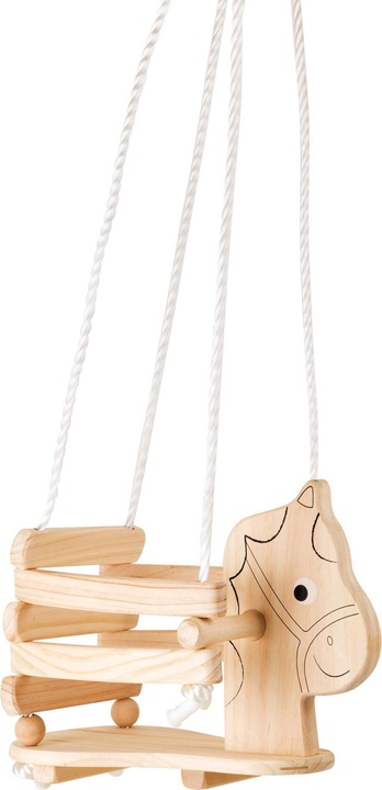 Actual product image small foot Child's swing horse