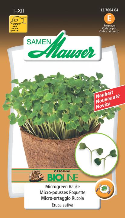 Produktbild Samen Mauser Microgreen Rauke (Gemüsesamen)