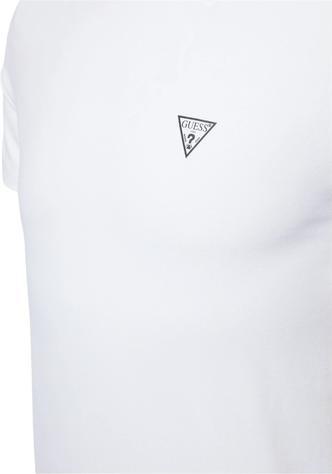 Immagine prodotto Guess Herren T-Shirt Caleb Hero V-Ausschnitt 2er-Pack Weiss (XXL)