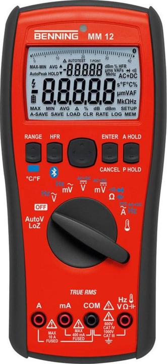 Image du produit Benning Multimètre portable numérique MM 12 (CAT III 1000V, CAT IV 600V, Multimètre portable)