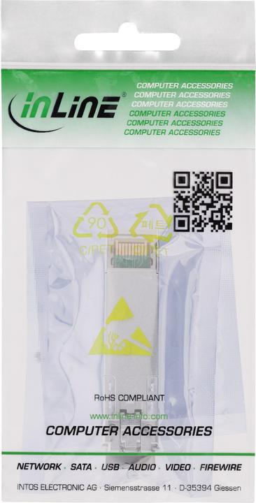 Produktbild InLine SFP+ Modul LWL 1310nm Singlemode mit LC Buchsen, 10km, 10Gb/s
