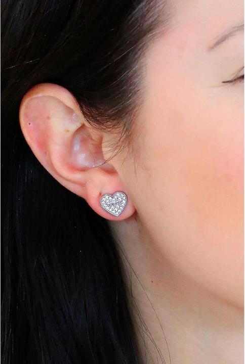 Produktbild Guess Romantic Studs Party Crystal Steel Earrings JUBE02173JWRHT/U (Edelstahl)
