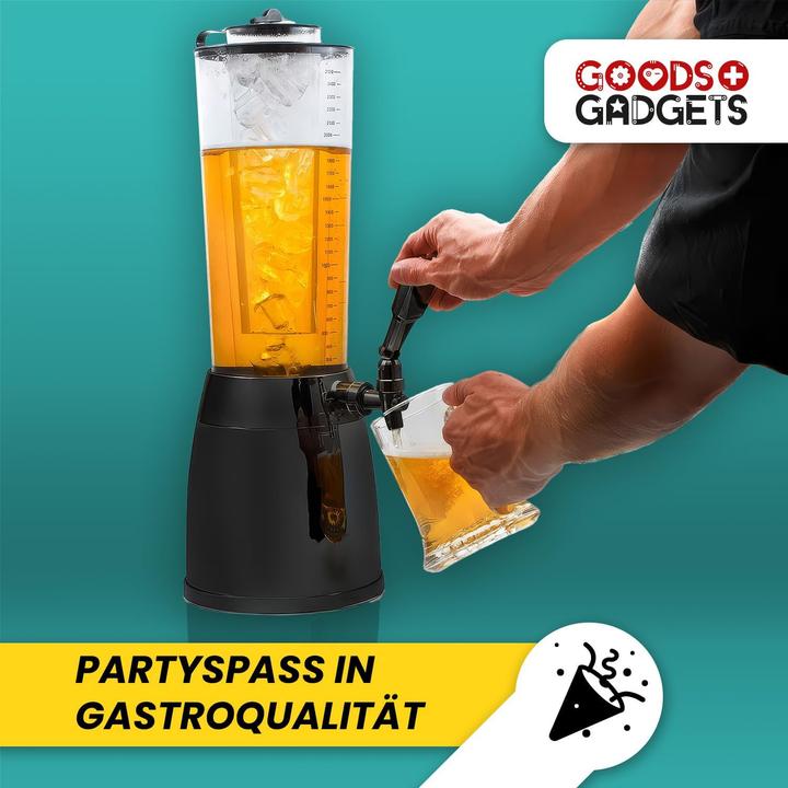 Immagine prodotto Goods + Gadgets Biersäule mit Eiskühlung (4,0L)