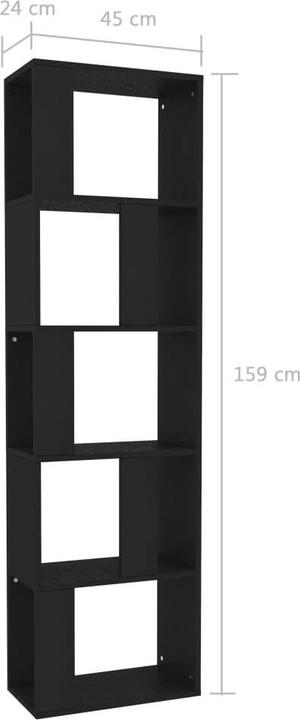 Produktbild vidaXL Bücherschrank (45 x 24 x 159 cm)