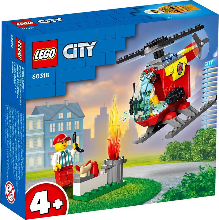 Produktbild LEGO Feuerwehrhubschrauber (60318, LEGO City)