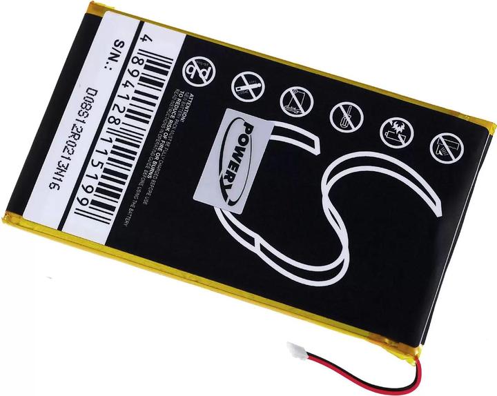 Produktbild AccuCell Akku für E-Book Reader Barnes & Noble BNRV510 / Typ PR-285083 (1 Stk., 1500 mAh, Akku)