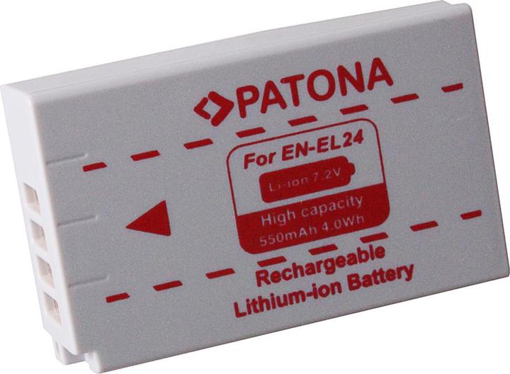 Actual product image Patona Battery EN-EL24, 550 mAh / 7.2V (Camera battery)