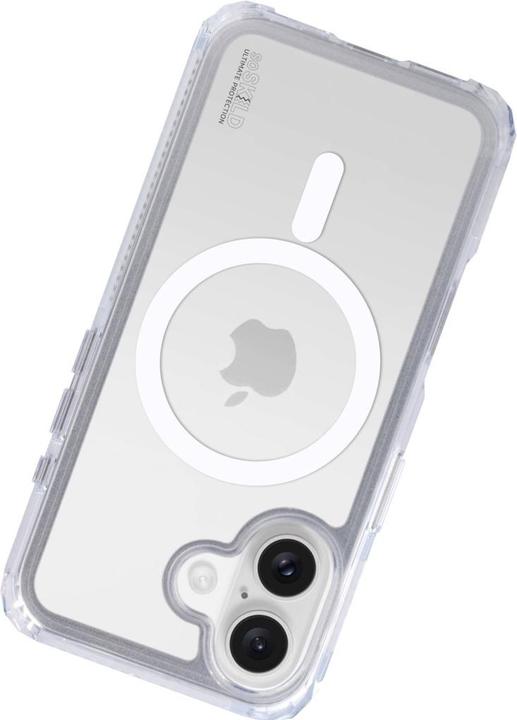 Actual product image SoSkild Apple iPhone 16 Defend Case Magnetic Ring Transparent (Apple iPhone 16)