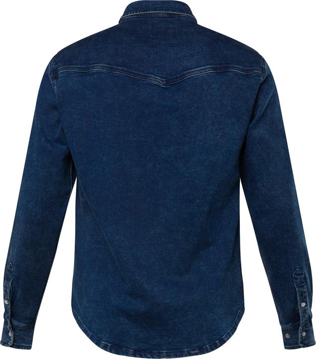 Actual product image JP1880 JP 1880 Jeanshemd FLEXNAMIC®, Denim, Langarm, Kentkragen, Modern Basic Fit (4XL)