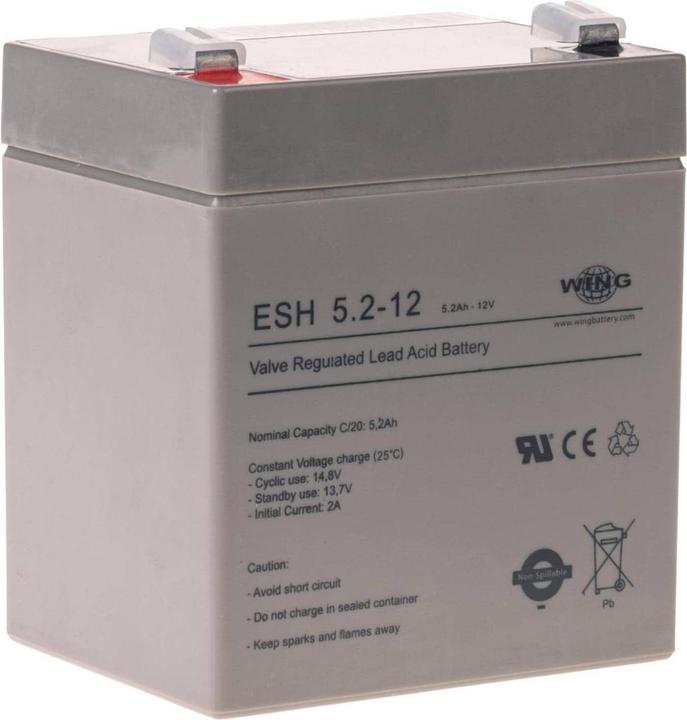 Immagine prodotto Wing Batteria di ricambio al piombo UPS 12V/5.2 Ah