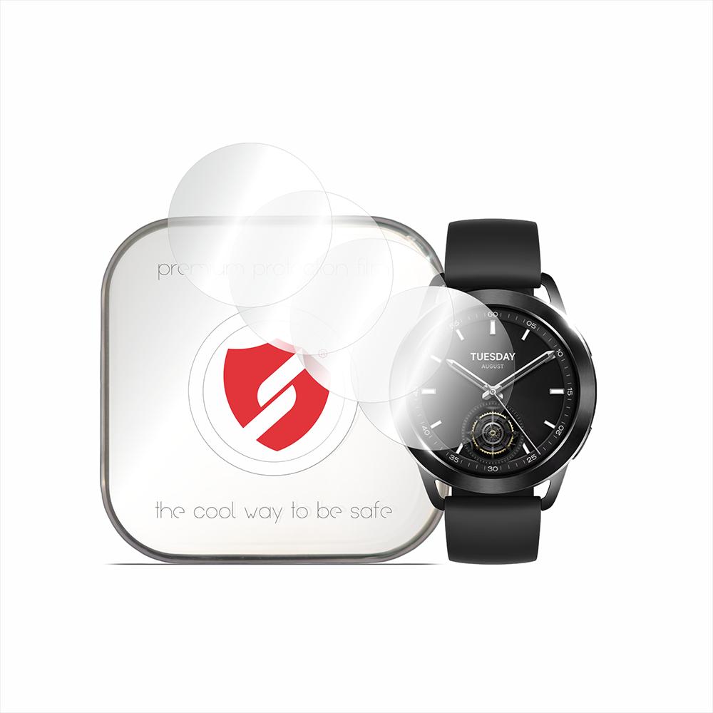Smart Protection - Premium Classic (4 pack) - Xiaomi Watch S3 - Clear, Smartwatch Zubehör, Transparent