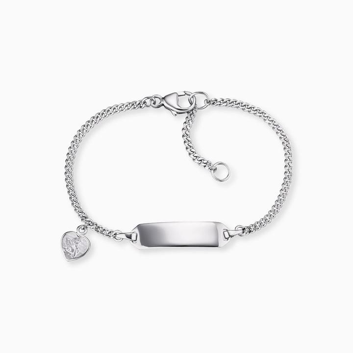 Immagine prodotto Herzengel Bracciale ID Angeli cuore (14 cm, Argento)