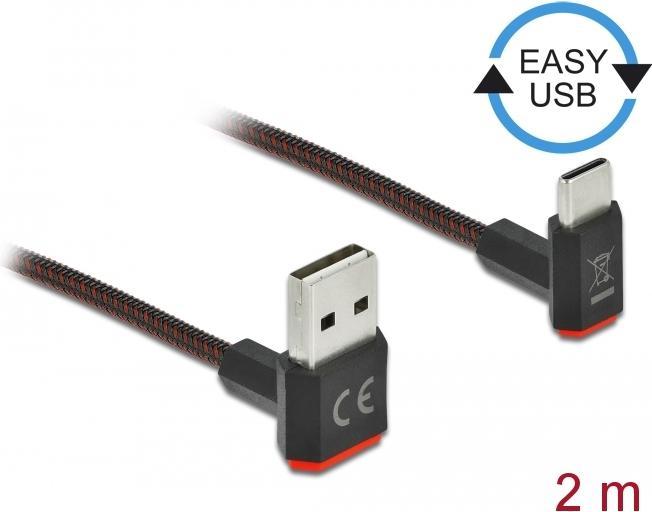 Produktbild Delock USB A — USB C (2 m, USB 2.0)