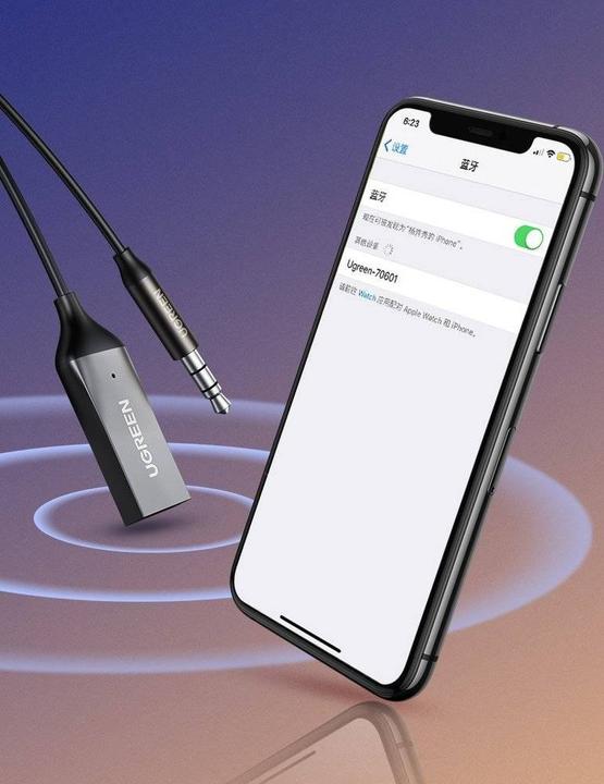 Actual product image Ugreen USB A - 3.5mm jack (Receiver)