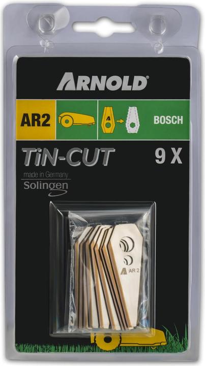 Produktbild Arnold Bosch 9 Messer (Mähroboter, Rasenmäher Messer + Ersatzmesser Gartenmaschinen)