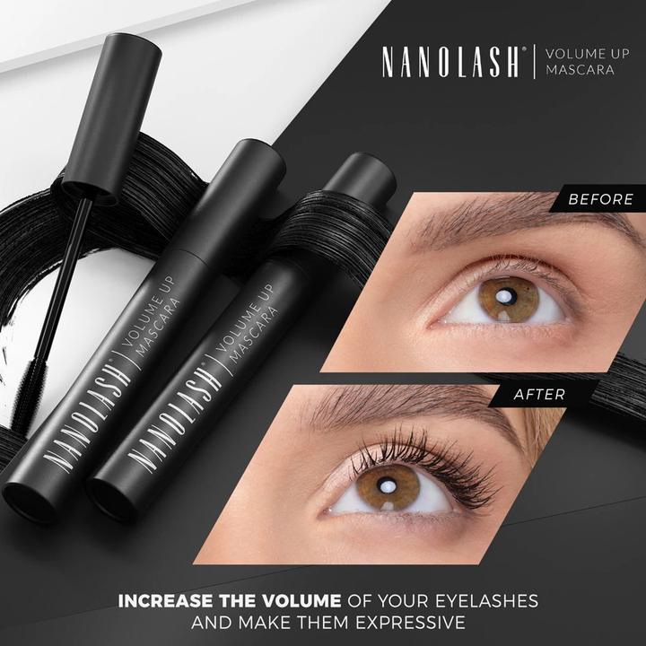 Immagine prodotto NoName Volume Up Mascara 10ml - Mascara infoltente per ciglia piene e folte - Nero