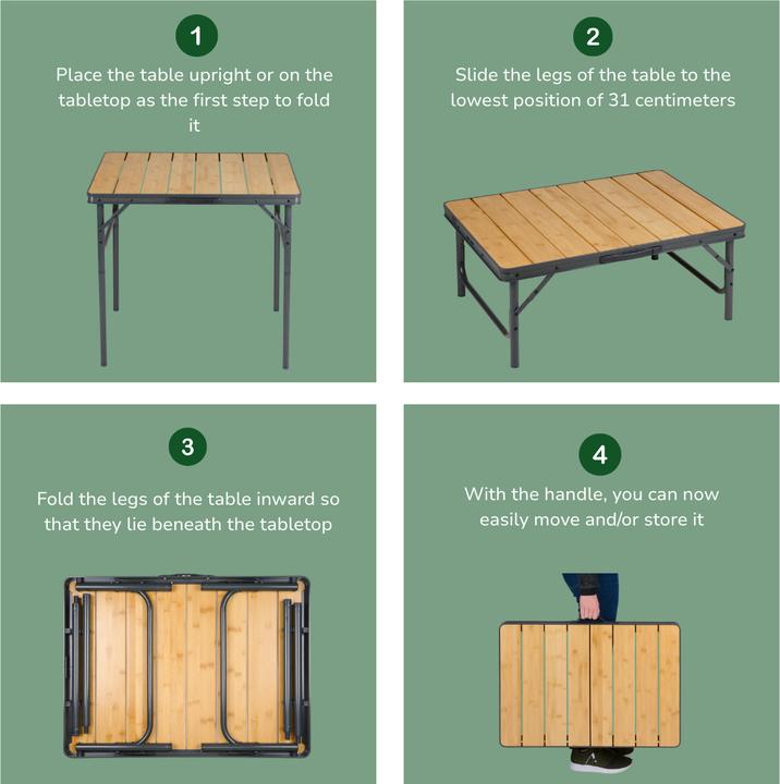 Produktbild Camp Active Table foldable Bamboo