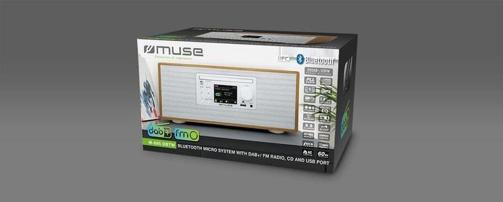 Produktbild Muse M-695DBTW (DAB, DAB+, FM, Internetradio, PLL, Bluetooth, NFC)