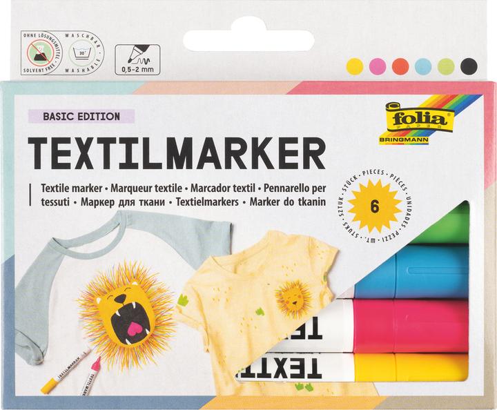 Actual product image Folia Textile painter (6x)