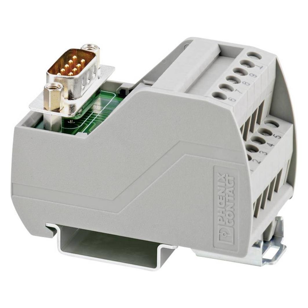 Phoenix Contact Übergabebaustein Inhalt, Elektronikkabel + Stecker, Grau