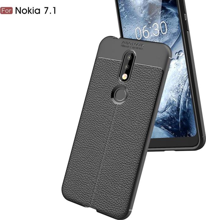Immagine prodotto Screenguard Nokia 7.1 Cover Design in pelle Copertura TPU (Nokia 7.1)