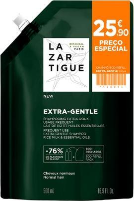 Immagine prodotto Lazartigue Shampooing Extra-Doux Éco-Recharge Extra-Gentle - 500 ml (500 ml, Shampoo liquido)