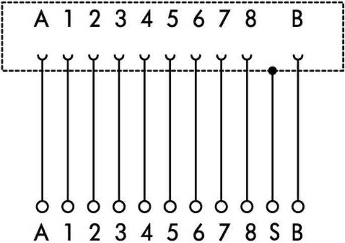 Wago Übergabebaustein für Ethernet Y-ConJack-