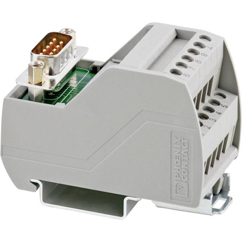 Phoenix Contact Übergabebaustein Inhalt, Elektronikkabel + Stecker, Grau