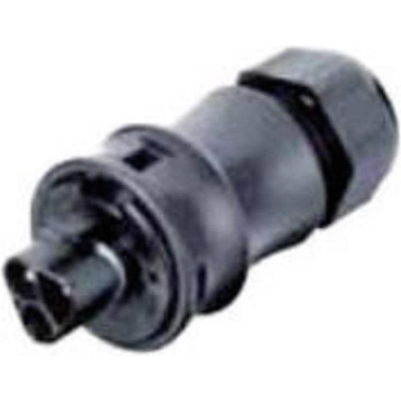 Wieland Steckverbinder mit Federkrafta, Elektronikkabel + Stecker, Schwarz