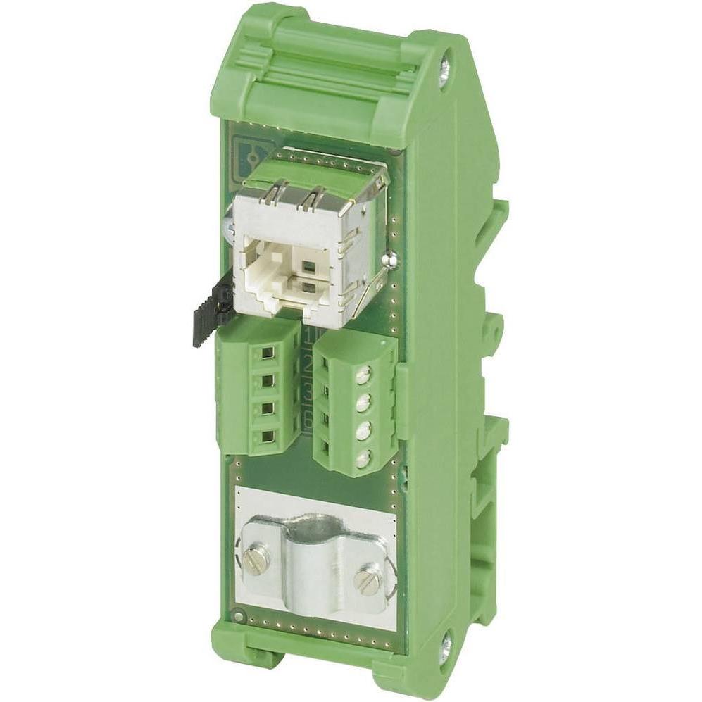 Phoenix Contact Inhalt, Elektronikkabel + Stecker, Grün
