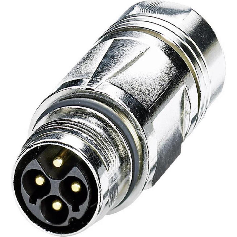 Coninvers Leistungssteckverbinder - powe, Elektronikkabel + Stecker, Silber